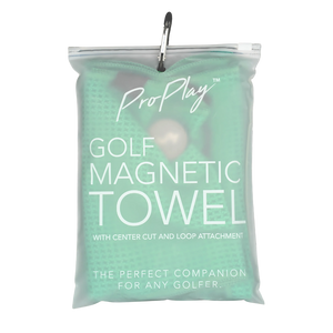 ProPlay Magnetic Towel with Center Cut and Loop Attachment