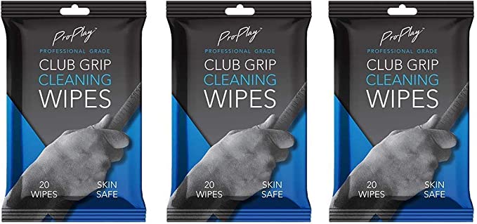 ProPlay Club Grip Cleaning Wipes 3 Pack Bundle
